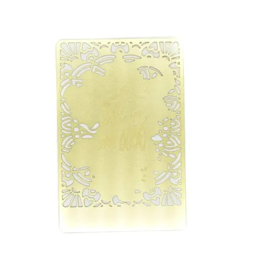 Card Feng Shui din metal Talismanul de aur Zeul bogăției cu tigru 2022, imagine 2