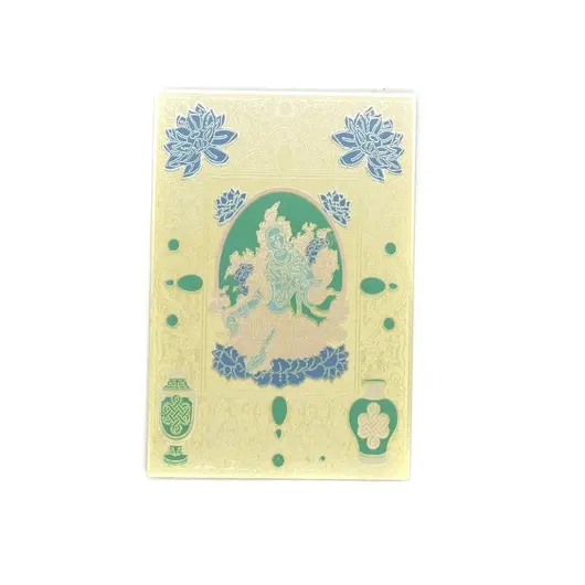 Card Feng Shui din metal Tara Verde 2022