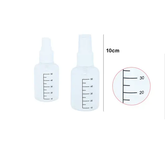 Recipient Gradat Plastic cu Pulverizator 50ml 051090