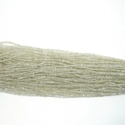 Sirag piatra lunii alba discuri fatetate 3-4mm, 33cm, imagine 4