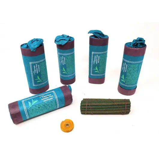 Betisoare parfumate din ierburi naturale, 30buc (12cm), Green Tea