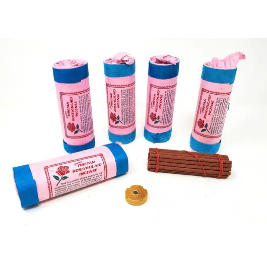 Betisoare parfumate din ierburi naturale, 30buc (12cm), Rose