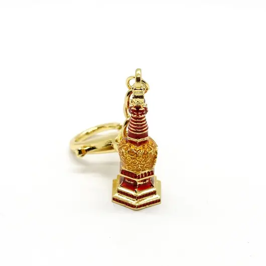 Breloc Feng Shui Amuleta Manjushri Wisdom Stupa 2022, imagine 2