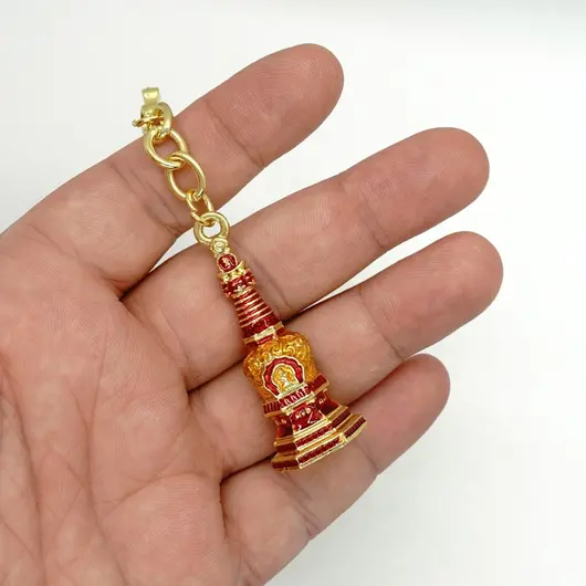 Breloc Feng Shui Amuleta Manjushri Wisdom Stupa 2022, imagine 3