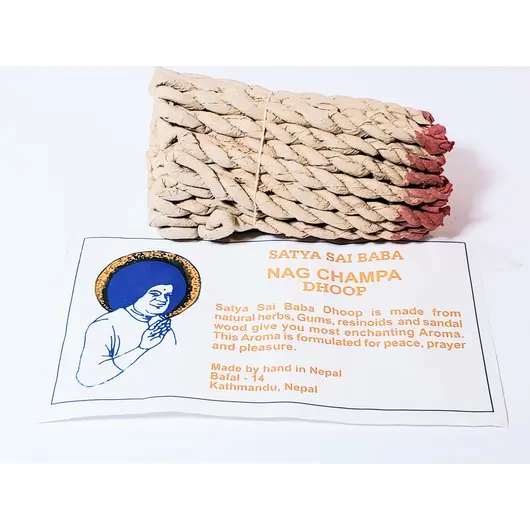 Franghie Ierburi Naturale Rulate - Satya Nag Champa Dhoop 45buc, imagine 2
