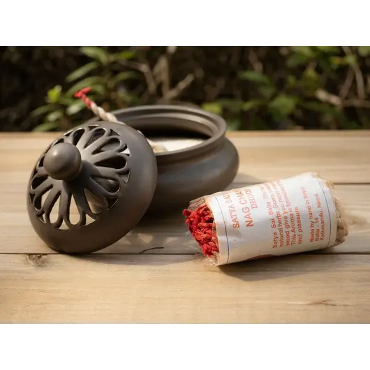 Franghie Ierburi Naturale Rulate - Satya Nag Champa Dhoop 45buc, imagine 3