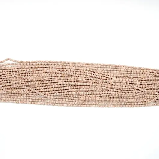 Sirag rodonit roz discuri fatetate 3-4mm, 33cm, imagine 5
