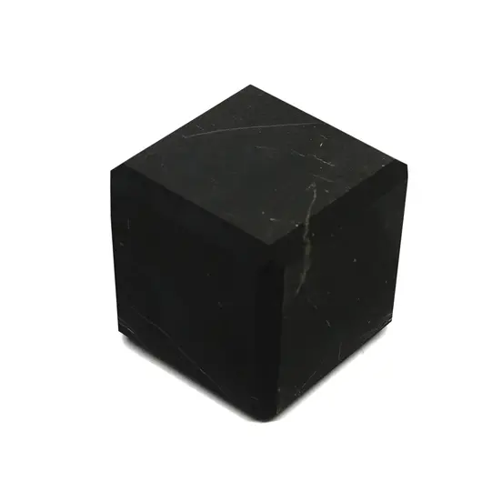 Cub din Shungit, mat - 4cm