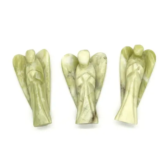 Inger gravat manual India, Jad serpentin - Piatra Infinitului - 5cm, imagine 3