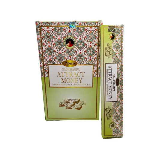 Betisoare parfumate Ppure Nag Champa - Attract Money 15g