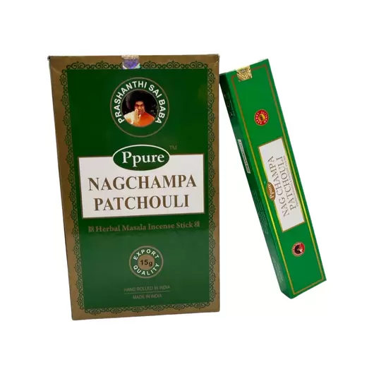Betisoare parfumate Ppure Nag Champa Patchouli 15g