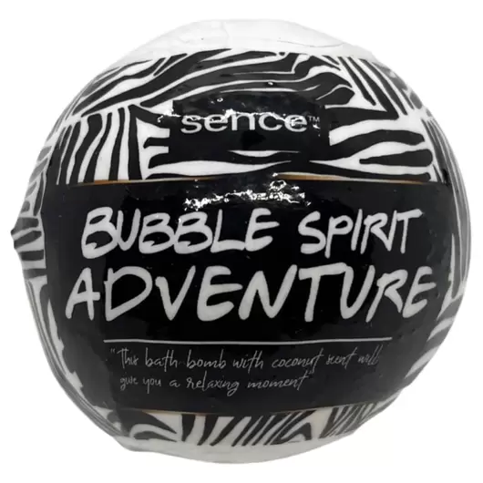 Bomba de baie efervescenta, Sence Beauty, Bubble spirit adventure - 120g (Coconut)