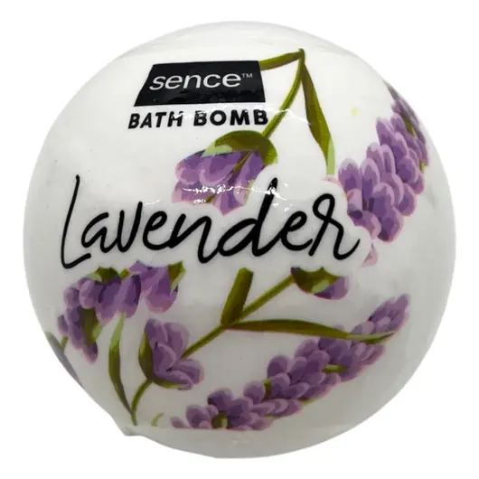 Bomba de baie efervescenta, Sence Beauty, Levender, 180g