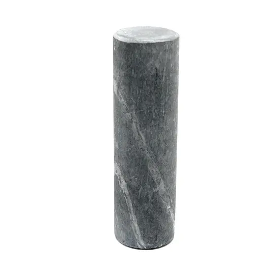 Cilindru armonizare din Shungit, protectie EMF, mat - 10x3cm