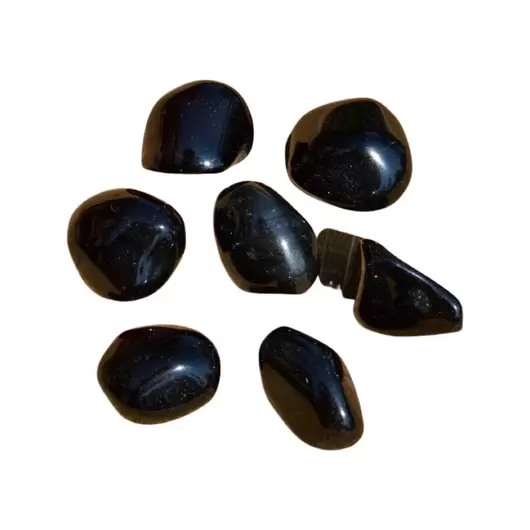 Obsidian lacrima apasului rulat 15-20mm