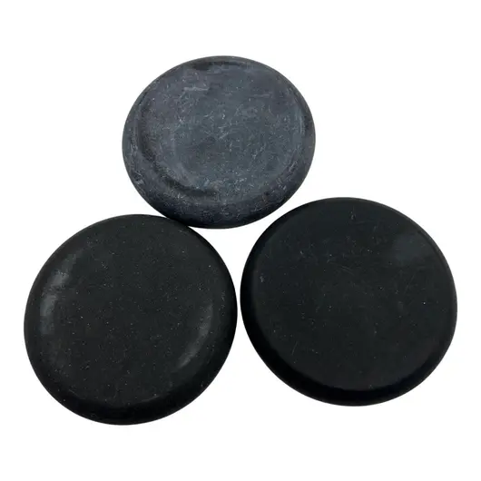 Piatra vulcanica pentru masaj si terapie geotermala (Hot Stone), rotunda, 8cm