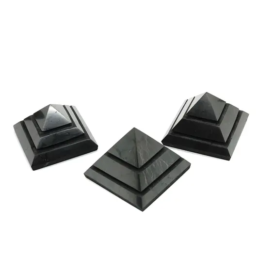 Piramida Saqqara din Shungit - 5cm, imagine 2