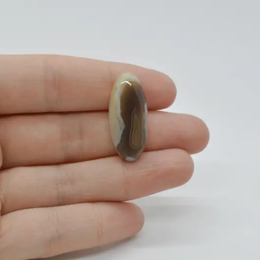 Cabochon Agat botswana  28x12x6mm C74