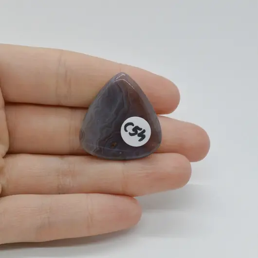 Cabochon Agat botswana  29x26x5mm C54, imagine 2