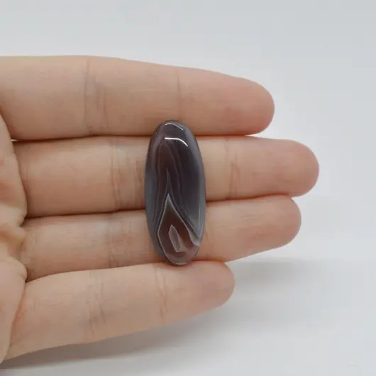 Cabochon Agat botswana  32x14x6mm C30