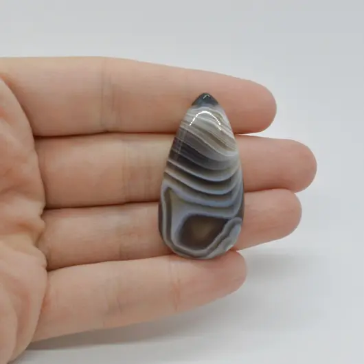 Cabochon Agat botswana  40x20x6mm C52