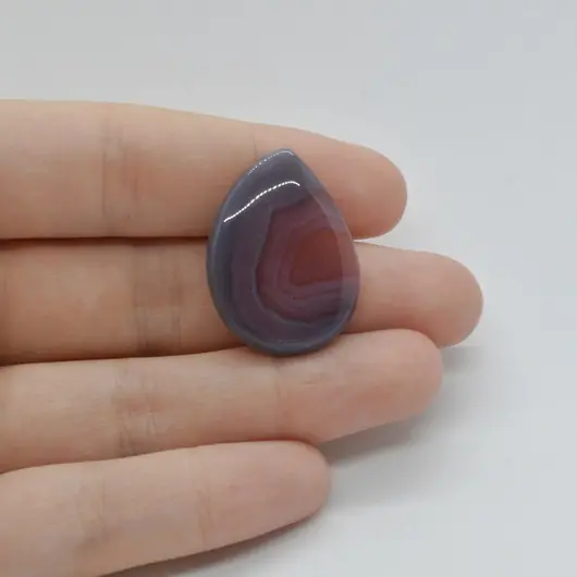 Cabochon Agat Botswana Portocaliu 28x21x5mm C84