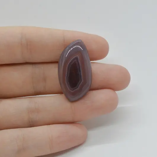 Cabochon Agat Botswana Portocaliu 30x17x6mm C116