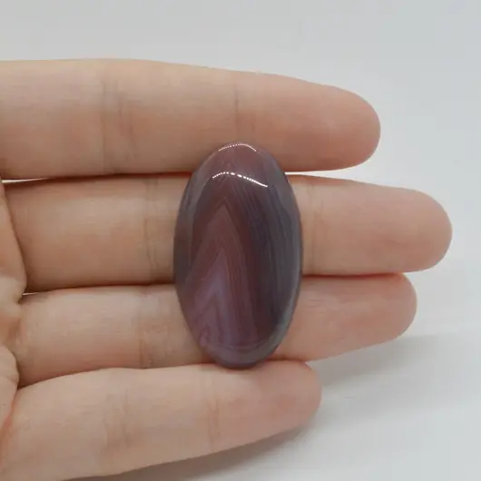 Cabochon Agat Botswana Portocaliu 36x20x6mm C78