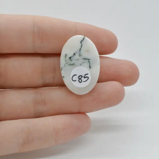 Cabochon Agat Copac 29x19x6mm C85, imagine 2