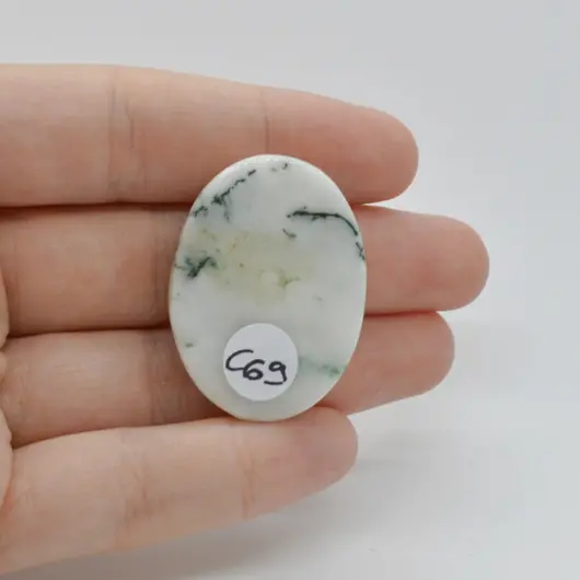 Cabochon Agat Copac 35x26x7mm C69, imagine 2