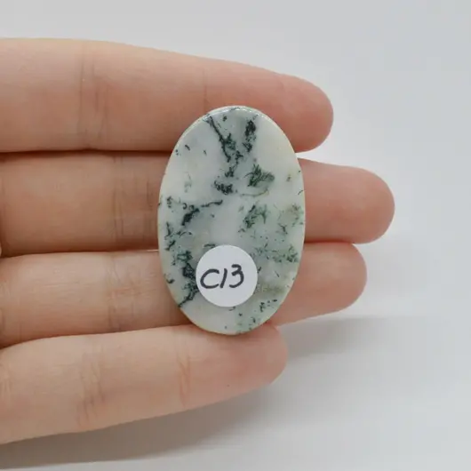 Cabochon Agat Copac 38x24x6mm C13, imagine 2