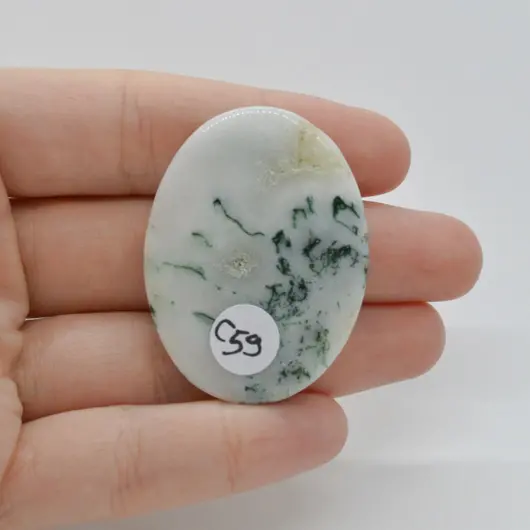 Cabochon Agat Copac 43x32x7mm C59, imagine 2