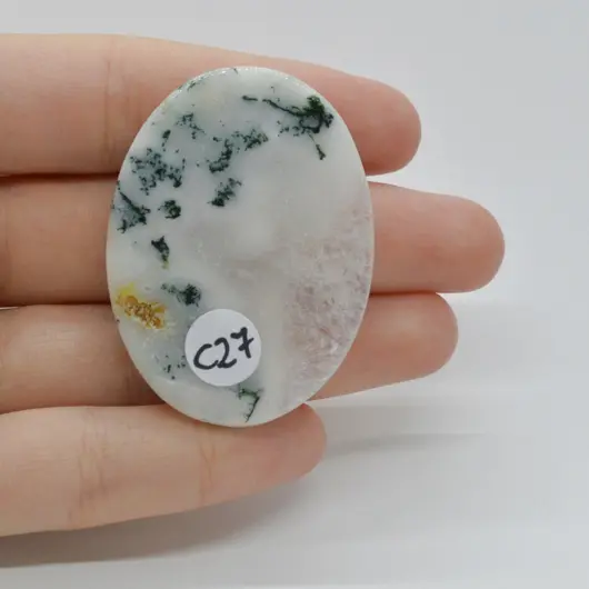 Cabochon Agat Copac 47x35x6mm C27, imagine 2