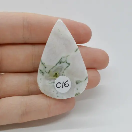Cabochon Agat Copac 48x30x7mm C16, imagine 2
