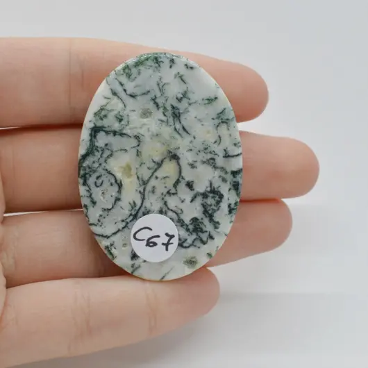 Cabochon Agat Copac 48x34x7mm C67, imagine 2