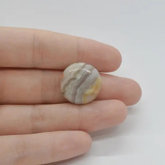 Cabochon Agat Crazy Lace 19x19x6mm C98