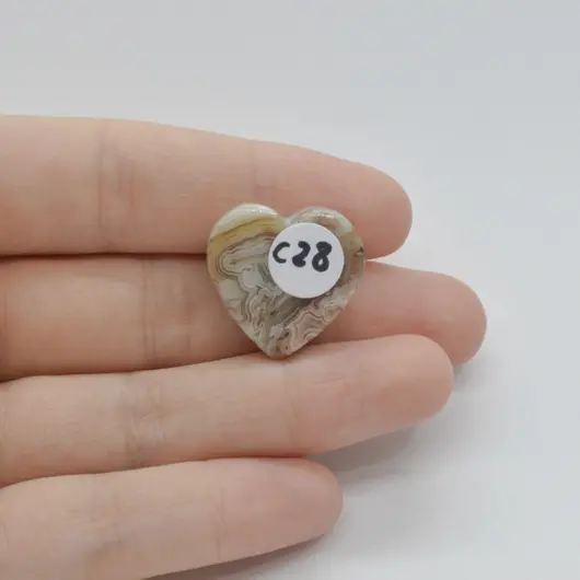 Cabochon Agat Crazy Lace 21x21x7mm C28, imagine 2