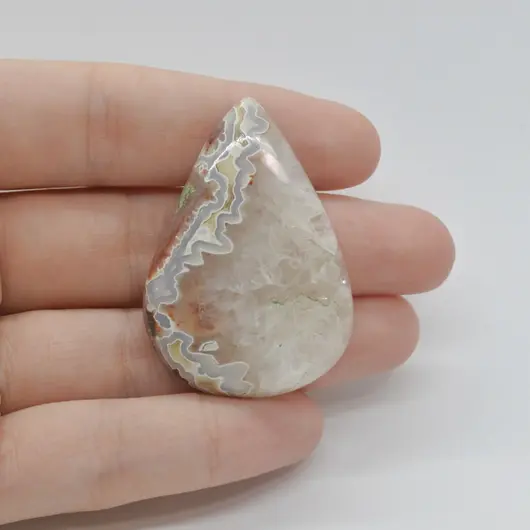 Cabochon Agat Crazy Lace 44x31x6mm C4