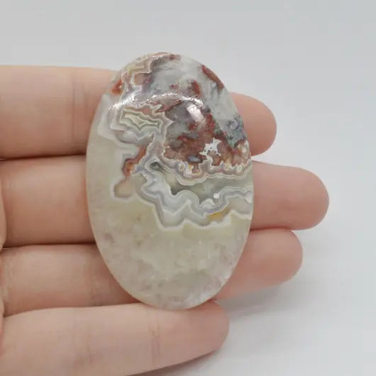 Cabochon Agat Crazy Lace 53x34x6mm C79