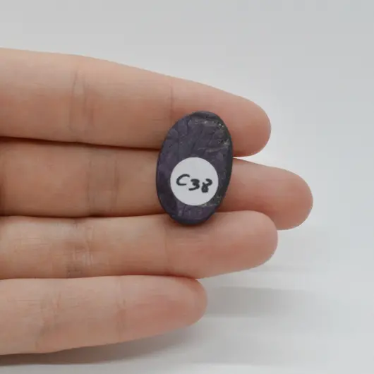 Cabochon Purpurit  Rusia 24x16x6mm C38, imagine 2