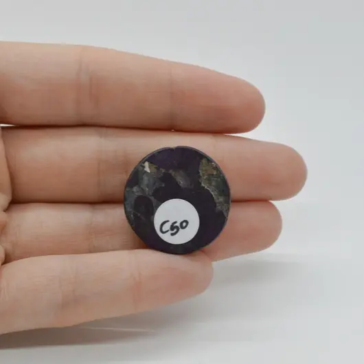 Cabochon Purpurit  Rusia 24x24x7mm C50, imagine 2