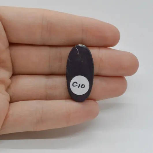 Cabochon Purpurit  Rusia 30x15x5mm C10, imagine 2