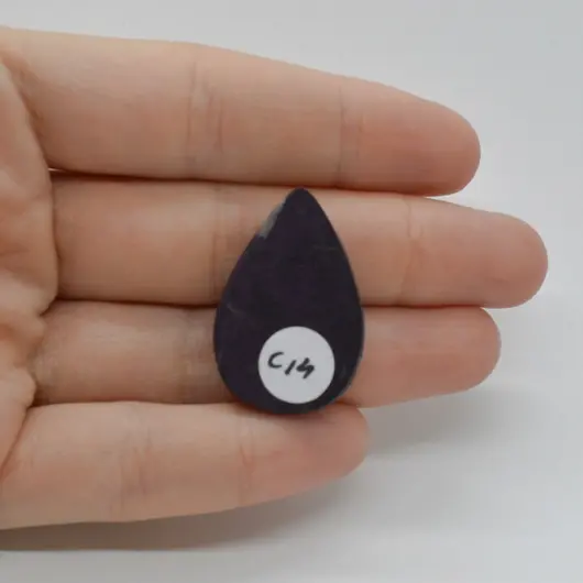 Cabochon Purpurit  Rusia 30x20x6mm C14, imagine 2