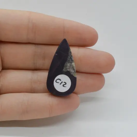 Cabochon Purpurit  Rusia 33x17x8mm C12, imagine 2