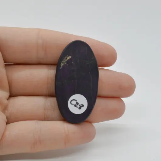 Cabochon Purpurit  Rusia 43x23x6mm C28, imagine 2