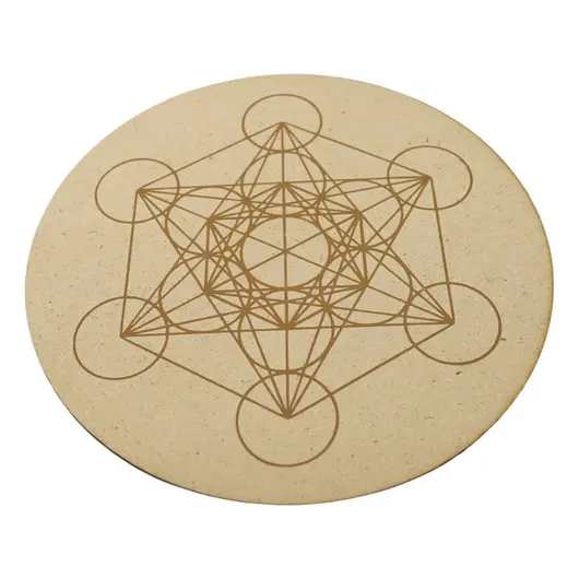 Grila pentru cristale, din lemn, 20cm - Metatron, imagine 2