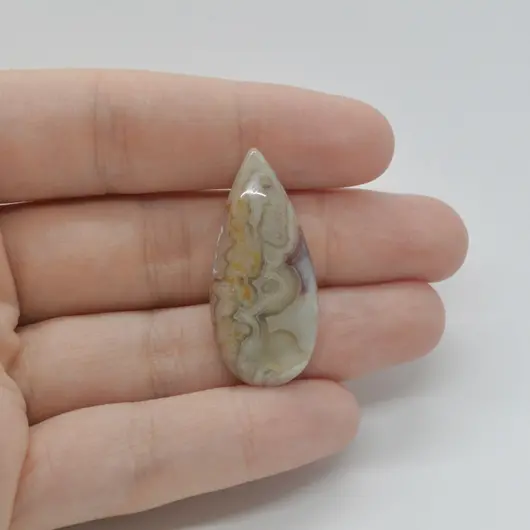 Cabochon Agat Crazy Lace 34x16x5mm C143
