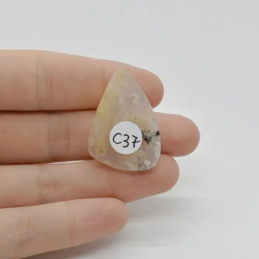 Cabochon Agat Dentritic 32x23x5mm C37, imagine 2