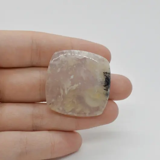 Cabochon Agat Dentritic 33x33x5mm C41