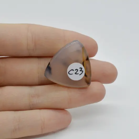 Cabochon Agat Montana 27x27x7mm C23, imagine 2